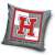 Harvard University pillow cover, 40x40 cm, gray with red and white logo