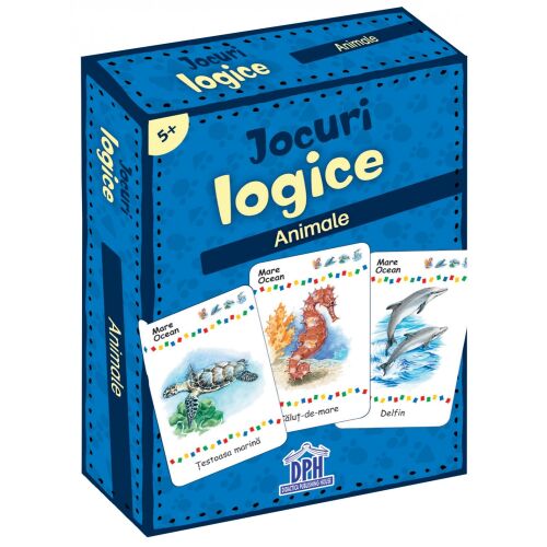 Logikai játékok: Állatok – 48 oktatókártya 5+ éves kortól - román nyelven (Jocuri logice: Animale – 48 jetoane educative 5+ ani) 155649413 - Könyv