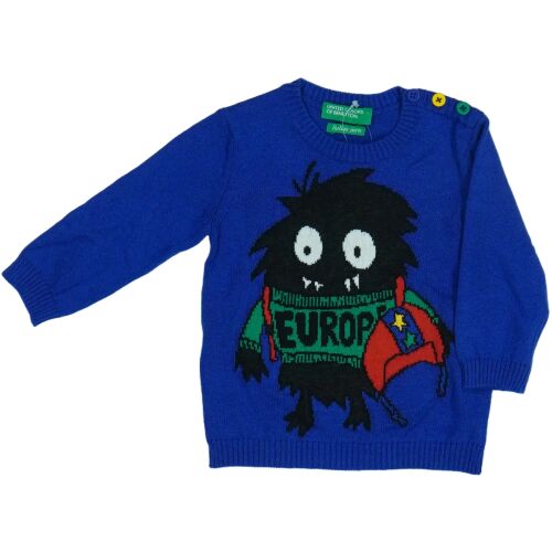 Benetton Fiú Kötött pulcsi (Méret: 68)