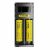 Nitecore CI2 töltő AA/18650 méretű újratölthető akkumulátorokkal és LED kijelzőkkel