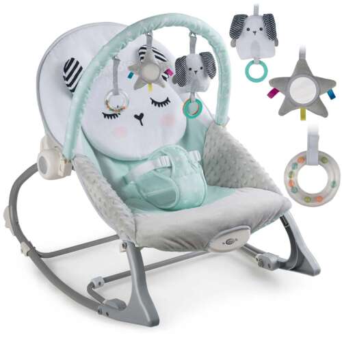 RicoKids rezgő Pihenőszék  #zöld-szürke