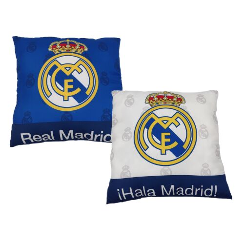 Két Real Madrid párna: kék és fehér - Ágynemű