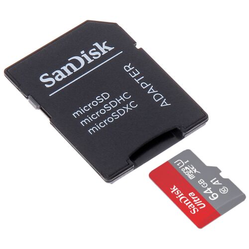 SANDISK SD-MICRO-10/64-SAND 64 GB-os memóriakártya