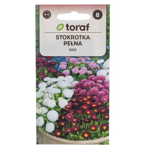 Toraf Stokrotka Pełna Mix százszorszép mag csomagolás - Vetőmag
