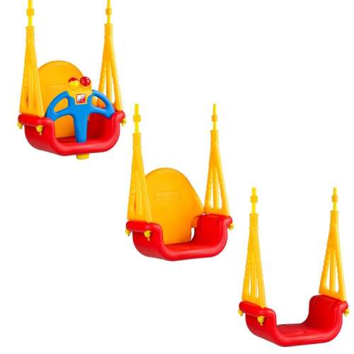 EcoToys 3in1 Convertible Swing #red-yellow 44076605