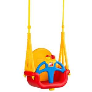 Ecotoys SW-1421 3-in-1 Cabrio-Schaukel - Rot mit Gelb