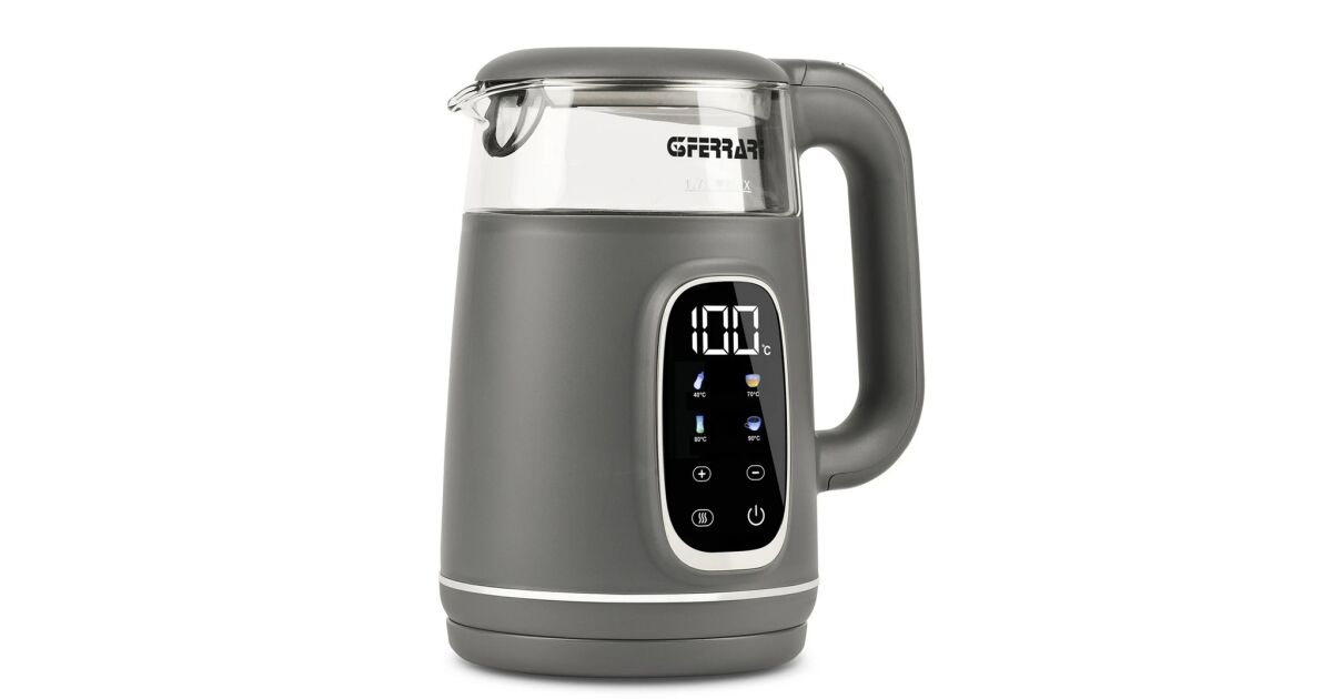 G3 Ferrari G10224 Tisaniere Glass Temperature-Controlled Glass Kettle ...