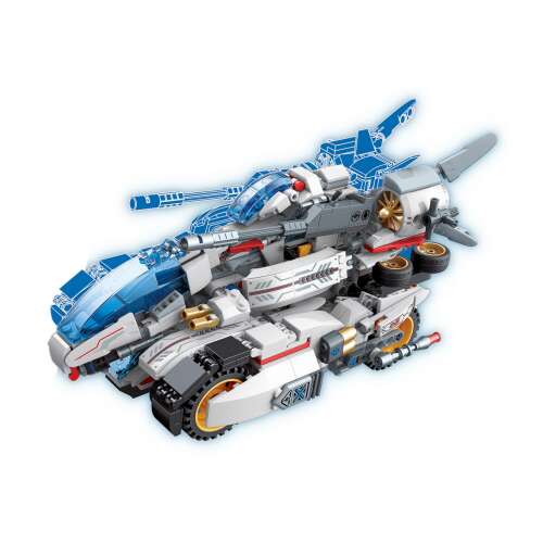 QMAN® 41310 - 4v1 stavebnica Interstellar Hunter - 100% kompatibilná so všetkými ostatnými populárnymi značkami