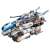 QMAN 41310 Interstellar Hunting Vehicle играчка с блокове за конструиране, 4 в 1, 821 части, сглобена