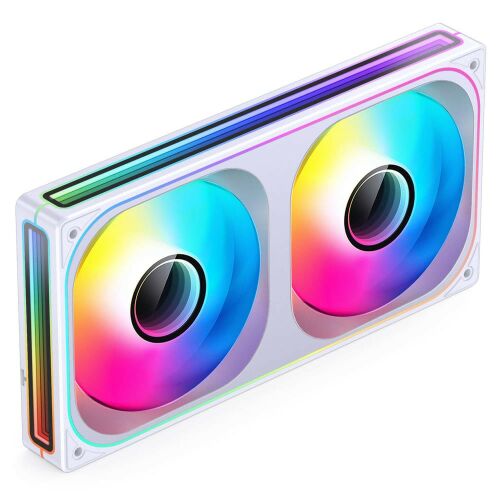 Jonsbo ZB-240 házventilátor, Infinity Mirror, 240mm ARGB PWM, fehér