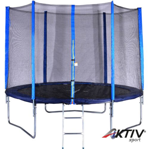 Aktiv Sport 180 cm trambulin védőhálóval és létrával - Játék