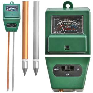 Talaj PH és nedvességtartalom mérő – talajvizsgáló készülék (BB-8692)