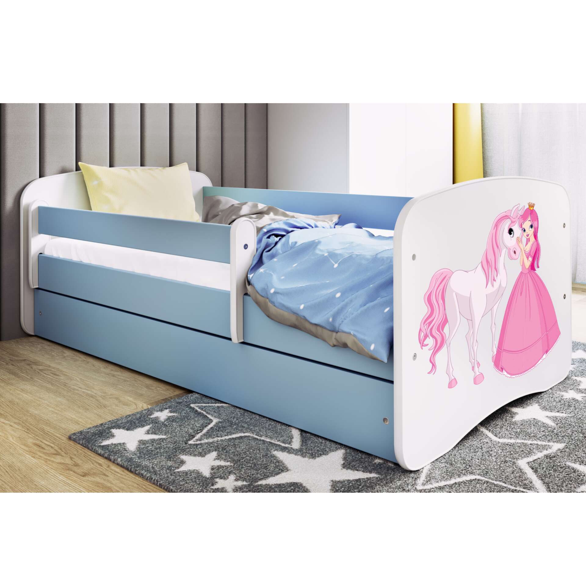 Kocot Kids Babydreams Ifjúsági ágy ágyneműtartóval - Hercegnő és...