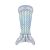 Bestway pearlescent mermaid tail inflatable pool float isolated.