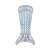 Bestway pearlescent mermaid tail inflatable pool float isolated.