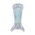 Bestway pearlescent mermaid tail inflatable pool float isolated.