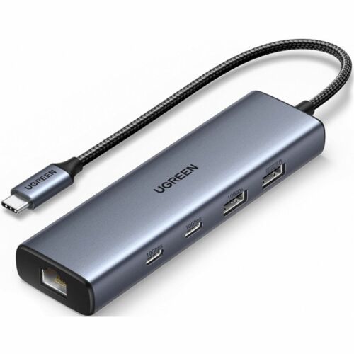 UGREEN CM512 USB-C Hub USB-A, USB-C és RJ45 portokkal - USB elosztó