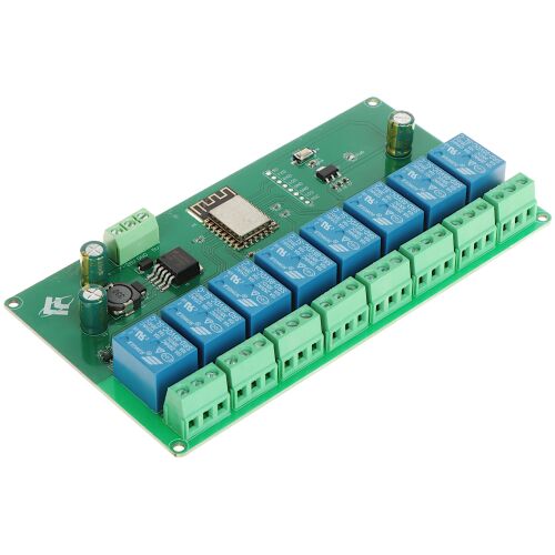 ESP12-8R-D8 Wi-Fi RELÉ MODUL 155786560 - Villanyszerelési segédanyag
