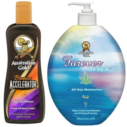 Australian Gold Bronze Accelerator + Forever After napozás utáni krém 155788259 - Barnító krém és olaj