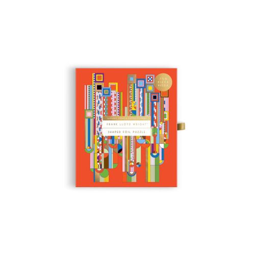 Galison 750 db-os Shaped Fóliás puzzle - Frank Lloyd Wright - Saguaro Cactus and Forms (88567) 155798860 - Galison