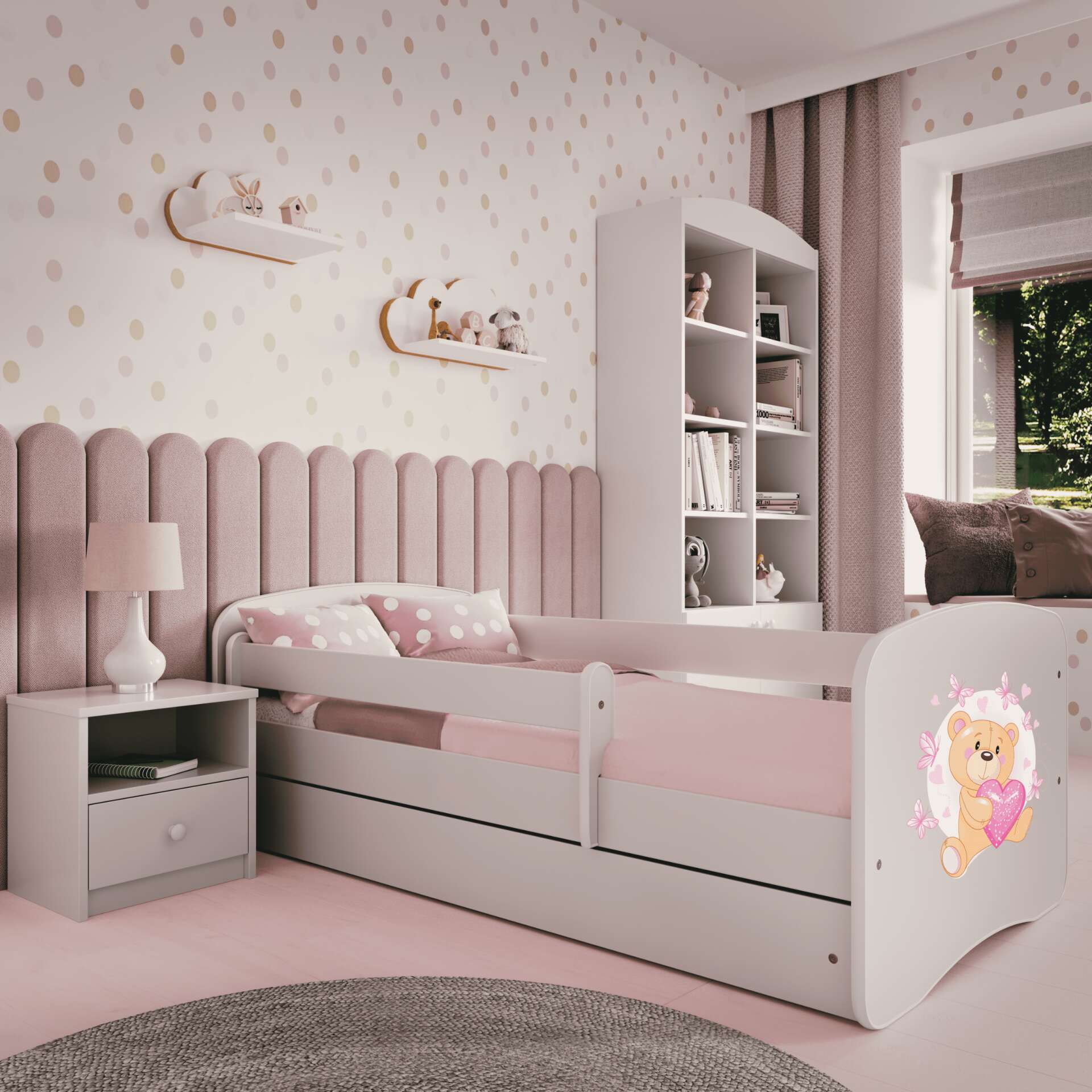 Kocot Kids Babydreams Ifjúsági ágy ágyneműtartóval és matraccal -...