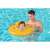 Dziecko w Bestway Swim Safe ABC Pomoc do pływania dla niemowląt, żółte dmuchane kółko z siedziskiem dla niemowląt, na basenie