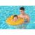 Baby in Bestway Yellow Swim Ring with Adult Supervision