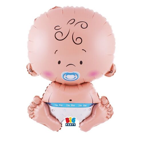Big Party 1-es Számos Fólia Lufi Herceg Koronával – 117 cm, Kék 155874498 - Lufi