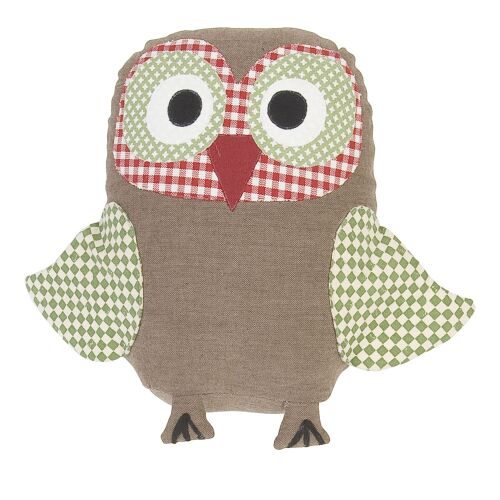 Textil Bagoly Dekoráció 15 x 21 cm, díszpárna, bagoly témájú dekoráció - Díszpárna
