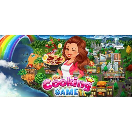 The Cooking Game borító, szakács tál étellel a kezében 