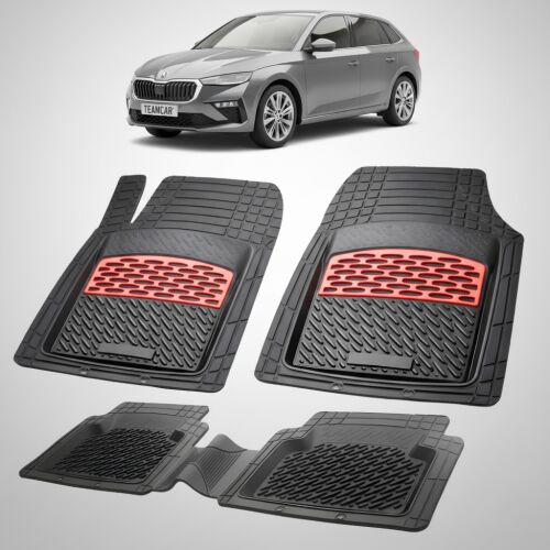 Skoda Scala I modellhez kompatibilis szőnyegek 2019-2025 | Piros 155927881 - Autószőnyeg