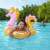 Bestway Sparkling Seahorse Swim Ring 115x104cm - Gold-Pink 44118340