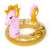 Bestway Sparkling Seahorse Swim Ring 115x104cm - Gold-Pink 44118340