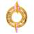 Bestway Sparkling Seahorse Swim Ring 115x104cm - Gold-Pink 44118340