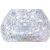 Nahaufnahme des aufblasbaren Sessels Bestway Glitter Dream mit Glitzerfüllung