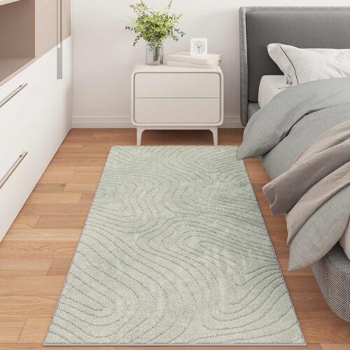 vidaXL Beltéri és kültéri szőnyeg PALMERAS Zöld 80 x 200 cm Poliészter 164733971 - Szőnyeg