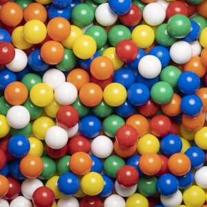 Euro-Matic műanyag játéklabdák, 7,5 cm 100 db 6 szín BPA mentes 44124753 Műanyag labda szettek