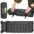 Self-inflating camping mattress 193x68 cm, grey, with cover 99888988