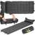 Self-inflating camping mattress 193x68 cm, grey, with cover 99888988