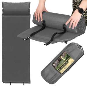 Springos önfelfújó kempingmatrac szett hordtáskával és feltekerési bemutatóval - Springos