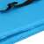 Springos self-inflating camping mat with pillow, blue, close-up of the material