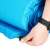 Springos self-inflating camping mat with pillow, blue, close-up of the valve