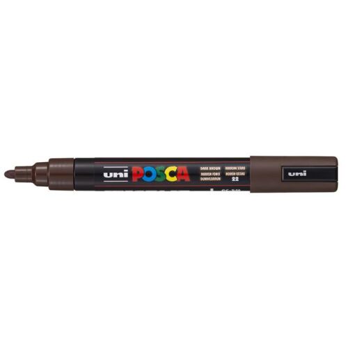 Uni Posca PC-5M sötétbarna dekor marker - Dekormarker