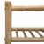 vidaXL Cipőtartó polcokkal Természetes 68 x 28 x 30 cm Bambusz 156053769