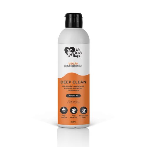 We Love Bark Deep Clean Prebiotikus Kutyasampon - Pumpkin Pie 250ml 169435033 - Kutya sampon