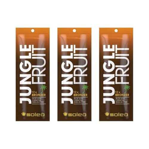 Soleo Jungle Fruit Turbo bronzosító barnításhoz x3 db 177683233 - Szolárium krém