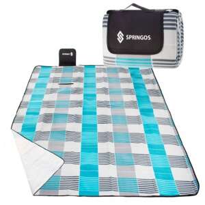 Springos Pikniktakaró - Gyapjú - Kockás - 300x200 cm