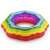Bestway inflatable rainbow ring float, 115cm diameter