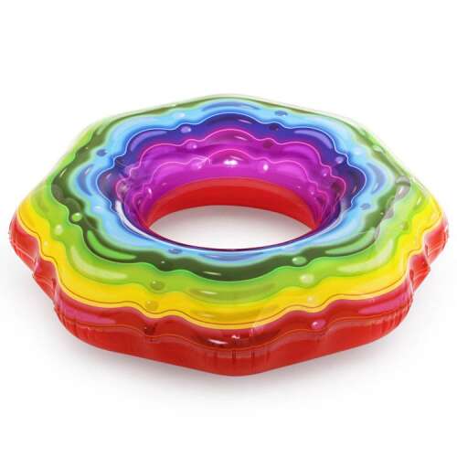 Bestway aufblasbarer Regenbogen-Schwimmring, 115 cm Durchmesser