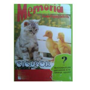 Memóriafejlesztő kártya – cicusok 44137147 Kártyajátékok